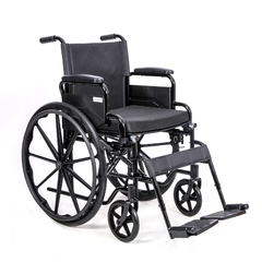 Cadeira de Rodas Pro8001 45cm Em Aco Ate 120kg - Procirurgica