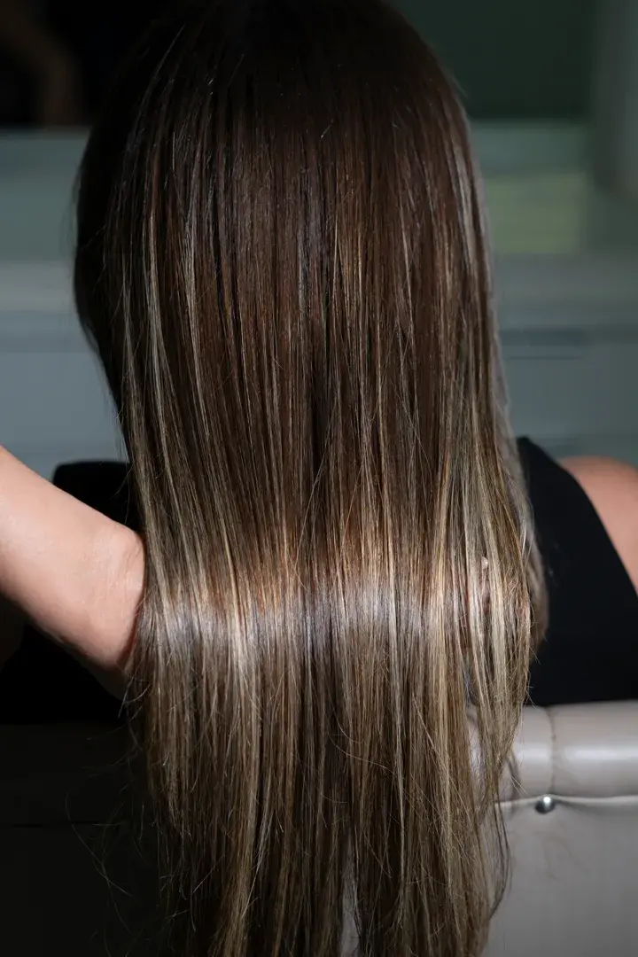 Registro real de Hair Lamination — Amanda · comprimento