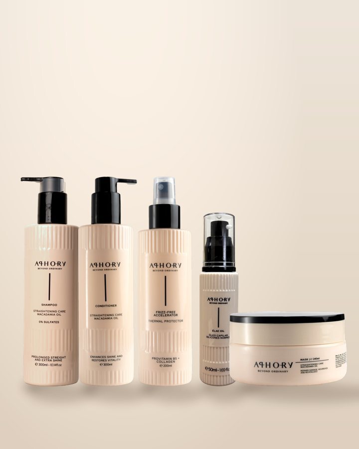 Kit Aphory Complete: Shampoo · Condicionador · Máscara · Frizz Free · ÉLAE