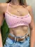 Cropped Top Feminino Modal com Amarração Gaby Ref. 1376