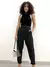 Calça Feminina Alfaiataria Linho com Cinto Rosana Ref. 1269 Tamanho:GG;Cor:Fúcsia