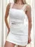 Conjunto Feminino Alfaiataria Short Saia e Cropped Renda Camila Ref. 1254 - comprar online