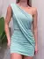 Conjunto Feminino em Suplex Saia Curta e Blusa Assimétrica Camile Ref. 1315 Tamanho:Único;Cor:Rosa claro - comprar online