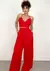 Conjunto Feminino em Viscolinho Calça Pantalona e Cropped de Alça Manu Ref. 1305 Tamanho:Único;Cor:Off white na internet
