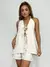 Conjunto Feminino Sensoriale Short e Blusa de Alça e Amarração Clau Ref. 1284 Tamanho:Único;Cor:Vermelho