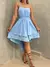 Vestido Feminino Curto em Crepe Frente Única com Babado Marise Ref. 1339 Tamanho:Único;Cor:Verde bandeira