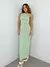 Vestido Feminino Longo Suplex Regata Beatriz Ref. 1257 Tamanho:Único;Cor:Bege escuro - VIVER BELLA
