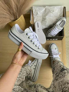 Tênis Converse All Star Plataforma Branco