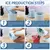 Molde de Silicone Redondo para Cubos de Gelo – Balde de Gelo DIY para Verão e Drinks Gelados - InovaTech
