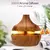 Umidificador Elétrico Ultrassônico com Difusor de Aromas – Design em Madeira para Ambientes Aconchegantes - loja online