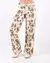 WIDE LEG TIRO MEDIO COW PRINT