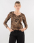 REMERA ML ESTAMPADA RIBB ESCOTE EN V - tienda online