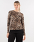 REMERA ML ESTAMPADA ANIMAL PRINT