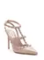 Valentino Garavani Scarpin Rockstud com salto 100mm nude na internet