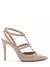 Valentino Garavani Scarpin Rockstud com salto 100mm nude - comprar online