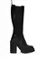 Dolce & Gabbana Bota com logo e salto 90mm