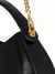 Balmain Bolsa tote Jolie Madame pequena de couro preto - loja online