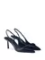 Prada Scarpin slingback com logo triangular e salto 75mm