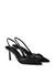 Prada Scarpin slingback com mesh e salto 75mm