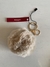 llavero pompon beige - comprar online