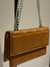 bandolera marron con cadena - comprar online