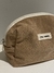 neceser corderoy beige - comprar online