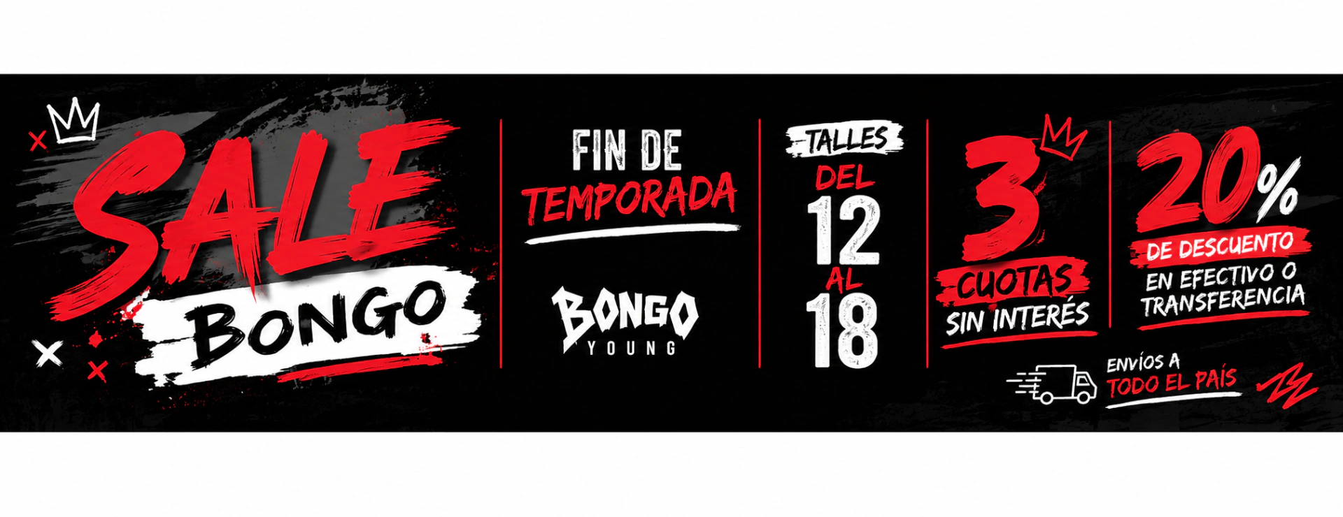 Banner de la categoría SALE BONGO ‼️