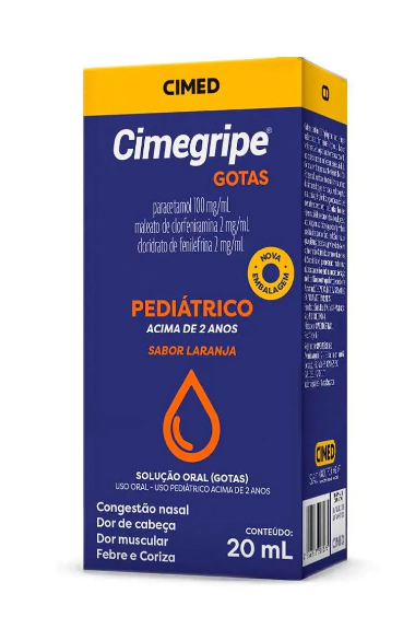 Cimegripe gotas infantil