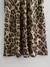 Saia Midi Feminina Cintura Alta – Cetim com Estampa Leopardo - comprar online