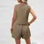 Conjunto Feminino 2 Peças - Colete Sem Mangas + Shorts Cintura Alta | Estilo Casual Office 2024
