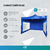 Imagen de Gazebo 3x3 Gp03 Con Paredes Plegable Impermeable Estructura De Acero Azul