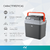 Conservadora Portátil Eléctrica Frío Calor 12v 24lts - Nictom