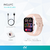 Imagen de Smartwatch Nt14 Recibir Llamadas Notificaciones de Mensajes Control de Música Rosa