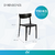 Set de 2 Sillas De Living Comedor Sc01 Apilable Exterior Negro - comprar online