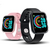 Smartwatch Nt04 Notificaciones Control De Música Rosa - comprar online