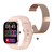 Smartwatch Nt14 Recibir Llamadas Notificaciones de Mensajes Control de Música + Malla Metálica Extra Rosa - comprar online