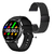 Smartwatch Nt16 Recibir Llamadas Notificaciones de Mensajes Control de Música + Malla Metálica Extra Negro - comprar online