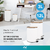Set De 2 Tachos De Basura De 3 Lts Y 12 Lts Blanco Con Tapa Bambú en internet
