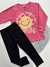 Conjunto Fakini Inverno Feminino Blusão e Legging Moletom - comprar online