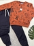 Conjunto Baby Vest Inverno Masculino Casaco e Calça Moletom - Pique Pega Kids