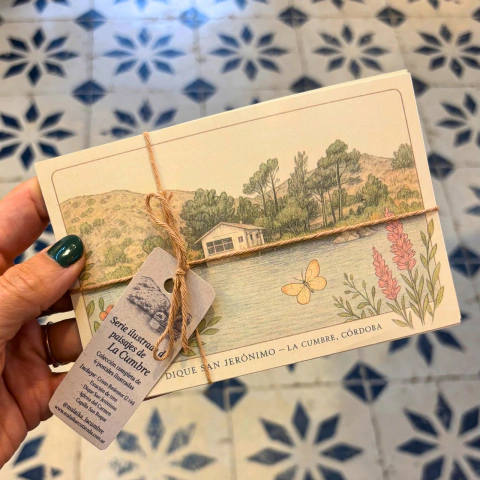 Colección de postales ilustradas de La Cumbre, Córdoba.