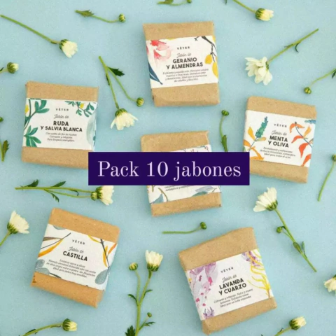 Pack x 10 Jabones Naturales VÉTER