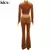 Kliou conjunto de duas peças de veludo sólido feminino simples casual zíper m na internet