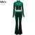 Kliou conjunto de duas peças de veludo sólido feminino simples casual zíper m