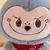 Coelho labubu brinquedo de pelúcia dos desenhos animados bonito boneca pano cri na internet