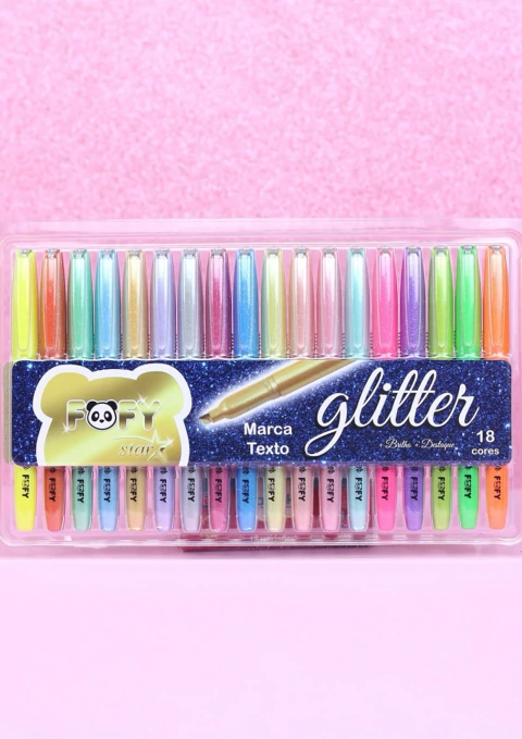 Marca texto Glitter