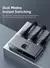 Baseus Dual Modes HD Splitter Interruptor bidirecional 1 em 2 ou 2 em 1 Display - comprar online