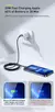 Baseus PD 20W USB Tipo C Cabo Para iPhone 14 13 12 Pro Max Carregador de cabo de - RochaShop