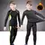 Novos meninos conjunto de roupa interior térmica crianças mais inverno veludo - RochaShop