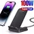 100w novo carregador sem fio suporte almofada para iphone 15 14 13 12 16 pro max